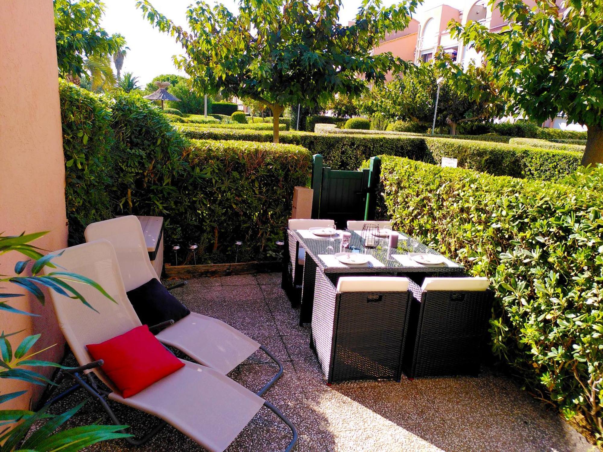 Nid Douillet F2, Clim, Jardin, Piscine, Parking, Plage 200 M Palavas ภายนอก รูปภาพ
